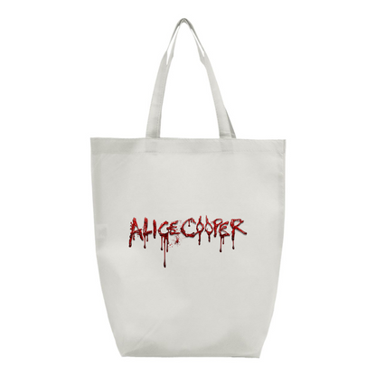 Alice Cooper Logo Q-Tees Non-Woven Gusset Bottom Tote