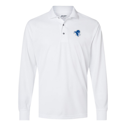 Men's Seton Hall Pirates Logo Paragon Prescott Long Sleeve Polo