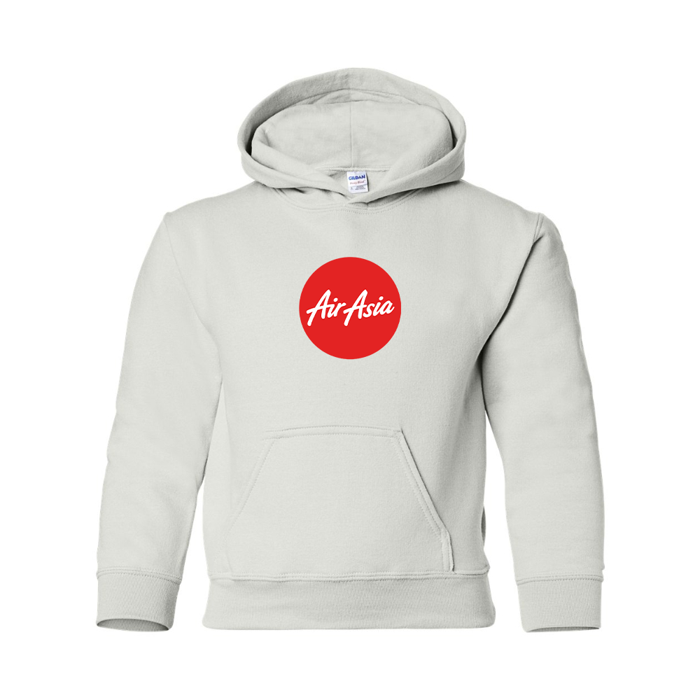 Youth Air Asia Logo Gildan Heavy Blend  Hooded Sweatshirt
