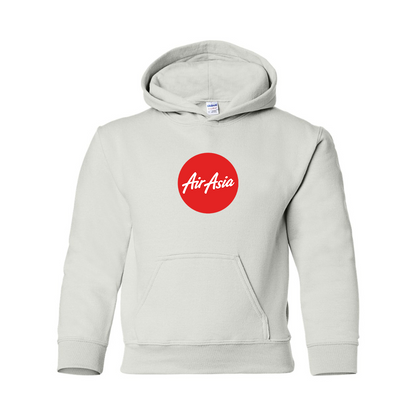 Youth Air Asia Logo Gildan Heavy Blend  Hooded Sweatshirt