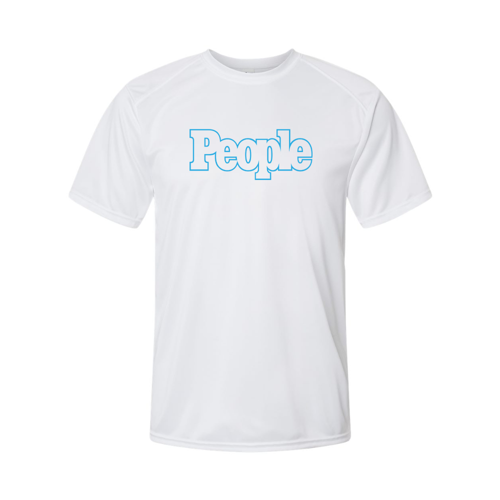 Men's People Magazine Logo Polyester T-Shirt