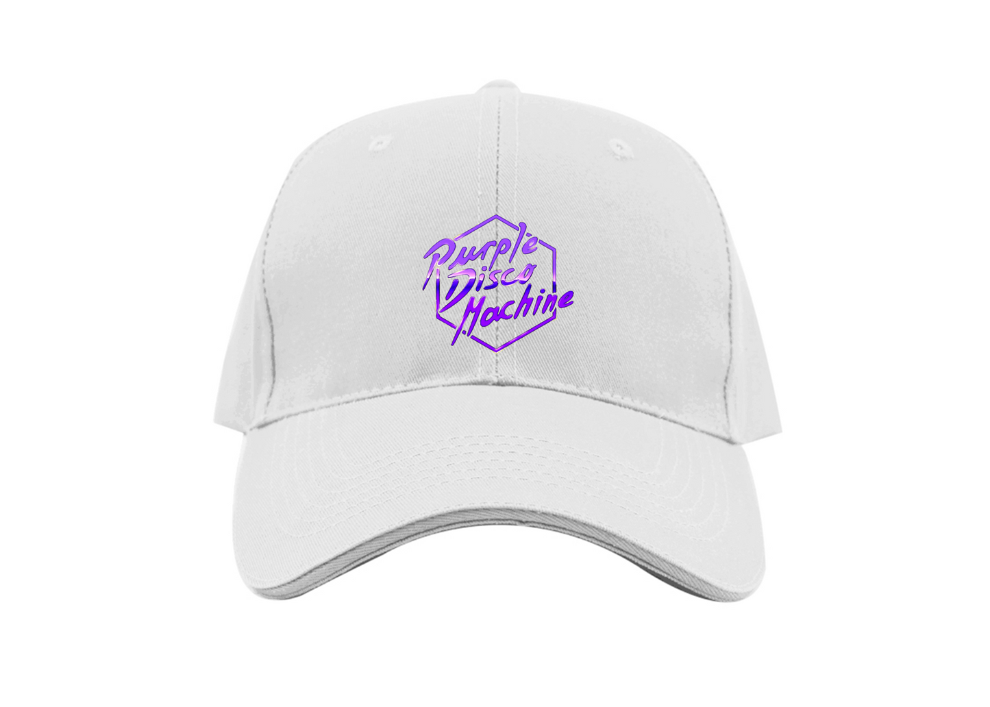 Purple Disco Machine Dad Baseball Cap Hat