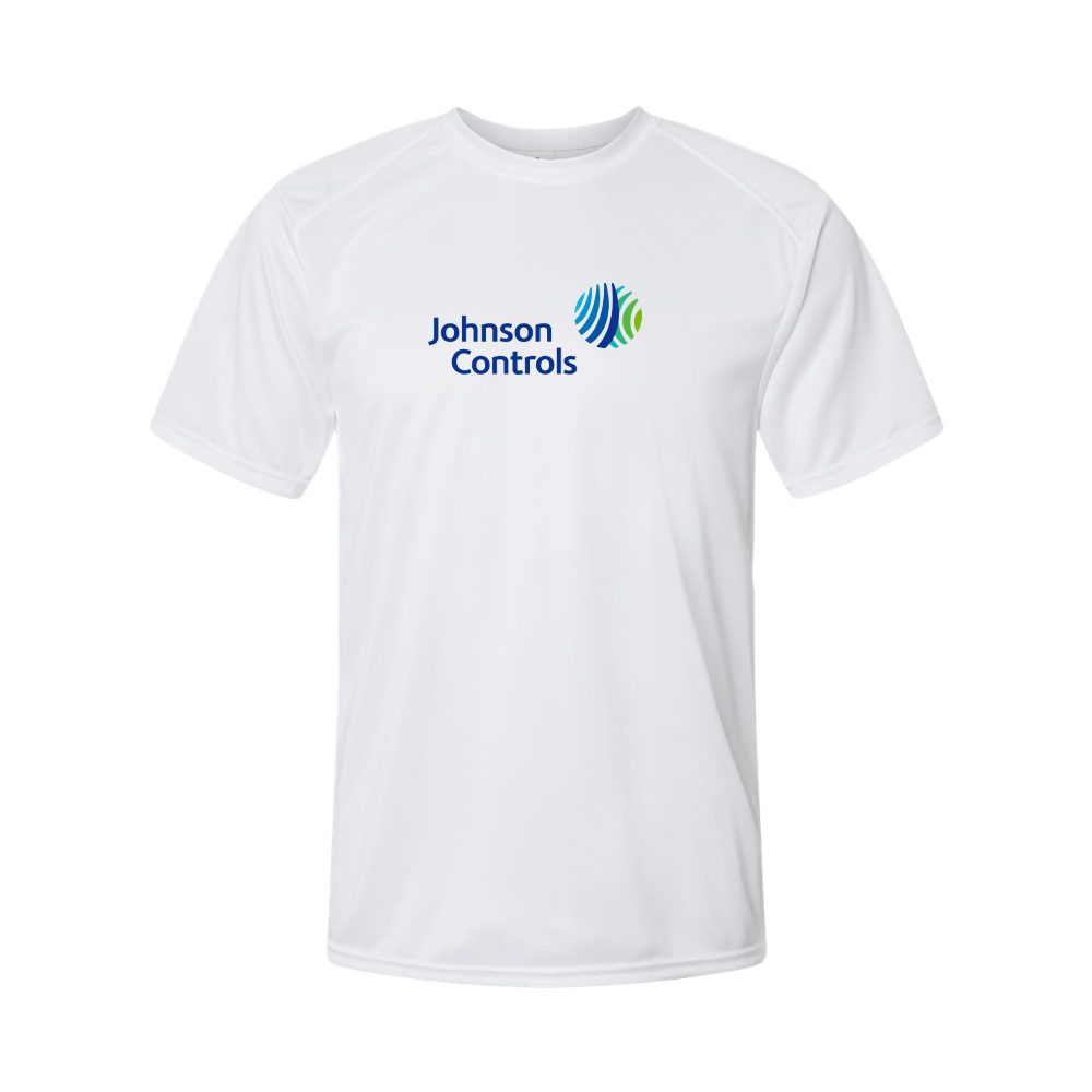Men's Johnson-Controls Logo Polyester T-Shirt