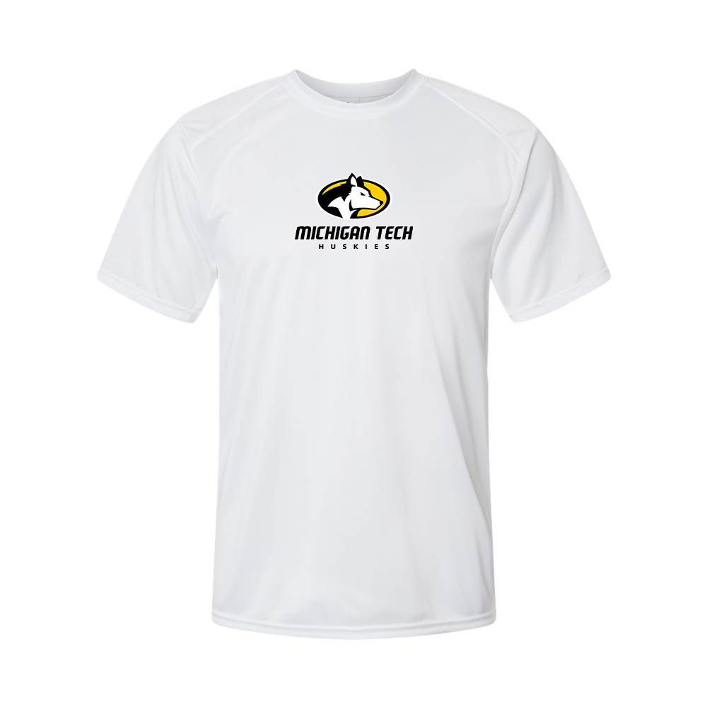 Men's Michigan Tech Huskies Logo Polyester T-Shirt