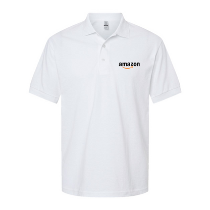 Men's Amazon Logo Gildan Dry Blend Jersey Polo