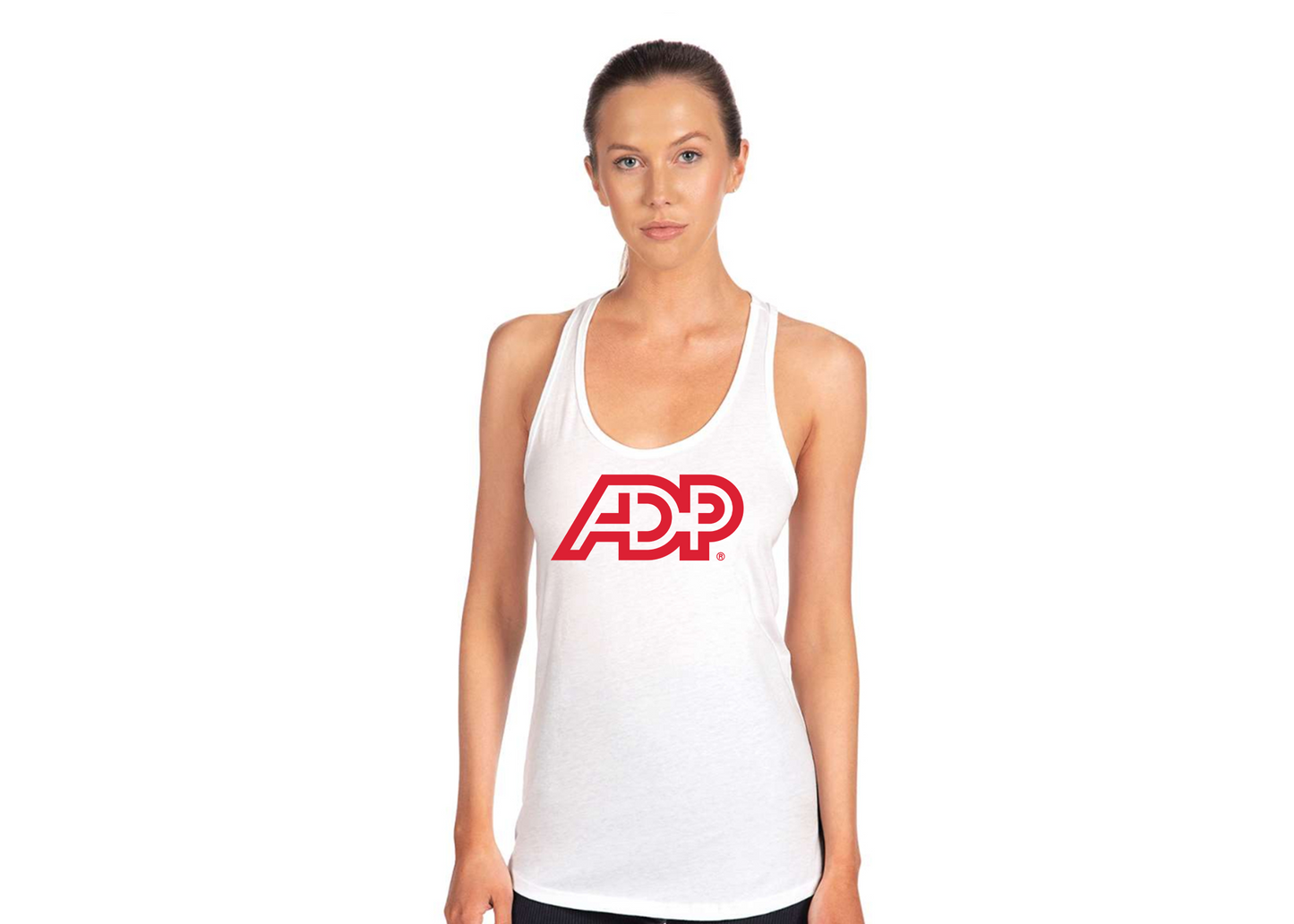 Women's ADP Logo Next Level Ideal Racerback Tank