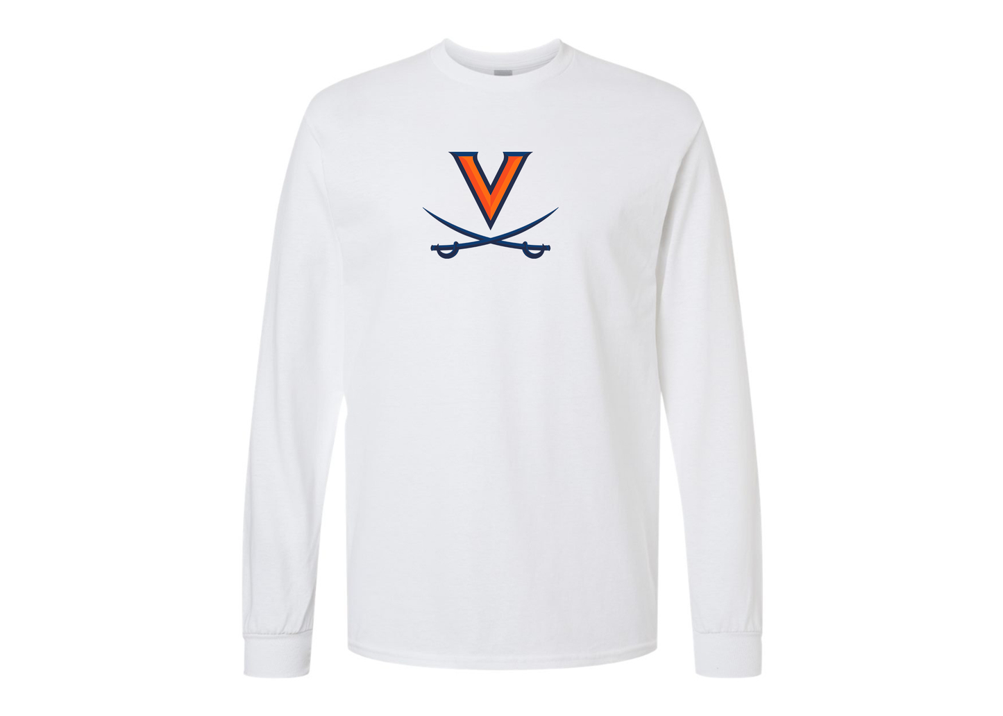 Men's Virginia Cavaliers Gildan Heavy Cotton Long Sleeve T-Shirt