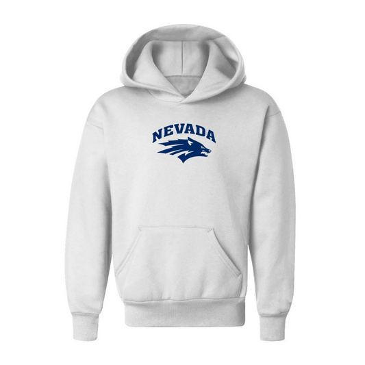 Youth Nevada Wolf Pack Logo Pullover Hoodie