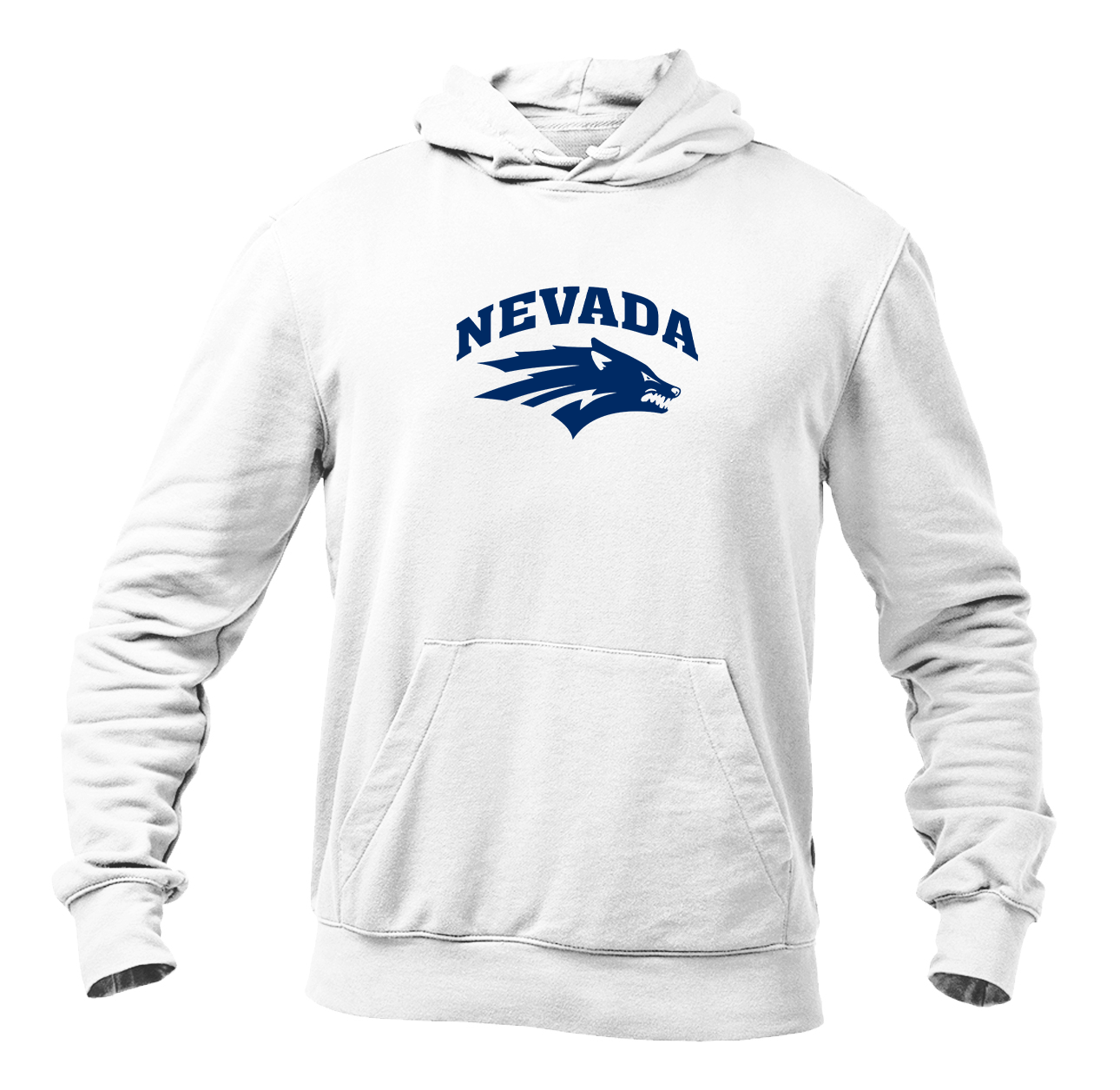 Men's Nevada Wolf Pack Logo Pullover Hoodie