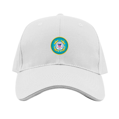 Coast Guard Logo Dad Baseball Cap Hat