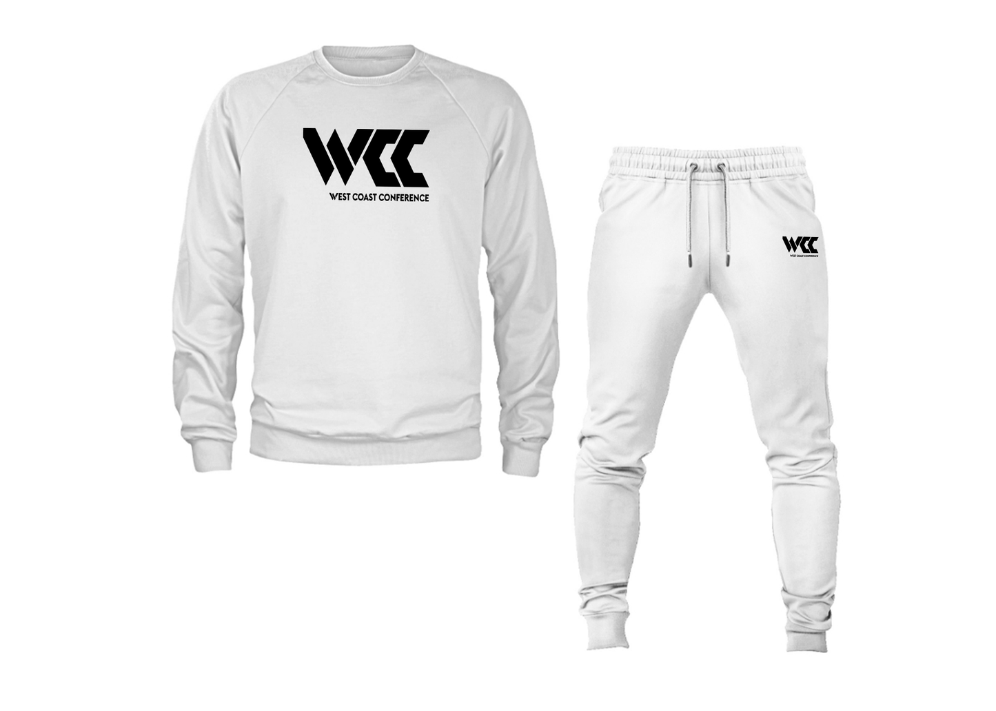 Men's West Coast Conference Crewneck Sweatshirt Joggers Suit