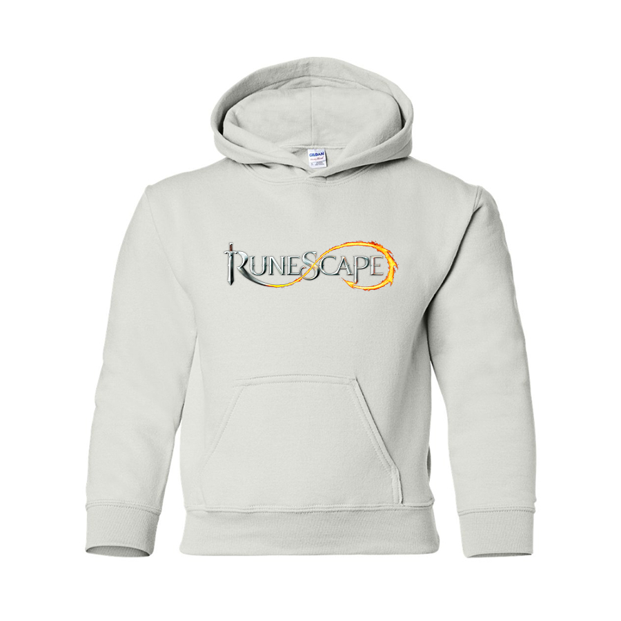 Youth Runescape Logo Gildan Heavy Blend  Hooded Sweatshirt