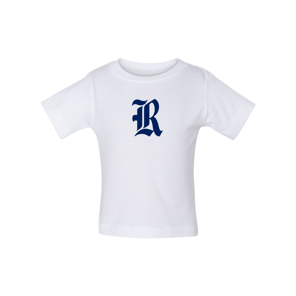 Rice Owls Logo BELLA CANVAS Infant Jersey Tee