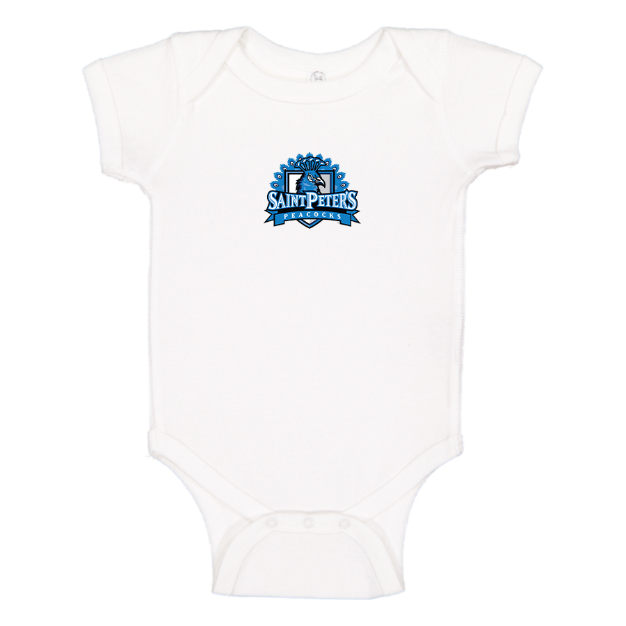 Saint Peters Peacocks Logo Baby Romper Onesie