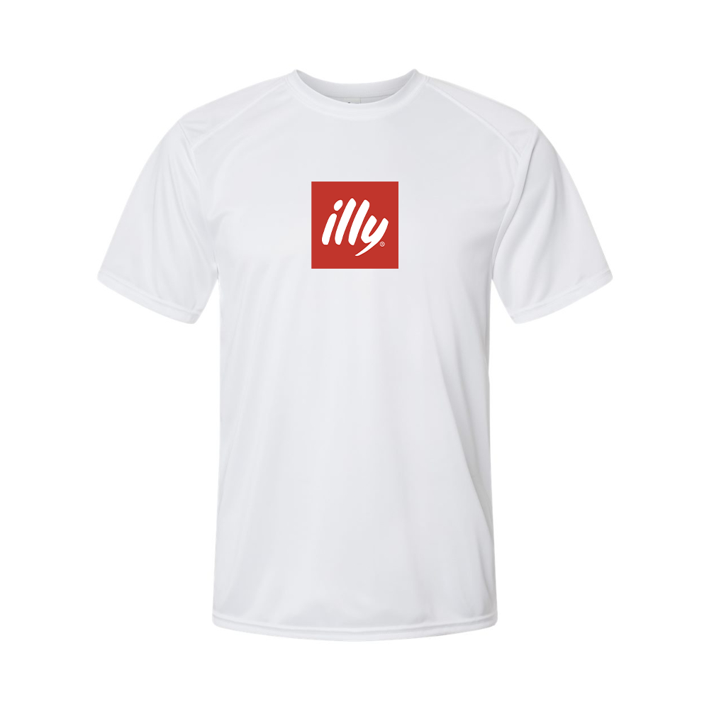 Men's Illy Logo Polyester T-Shirt