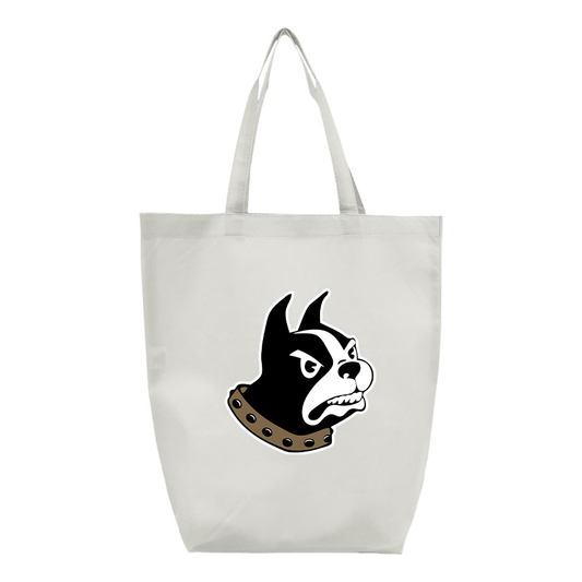Wofford Terriers Q-Tees Non-Woven Gusset Bottom Tote