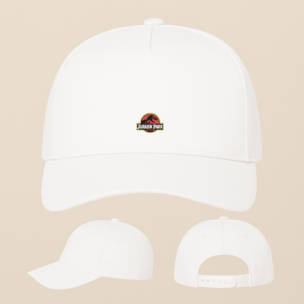 Jurassic Park Movie Five Panel Twill Snapback Cap