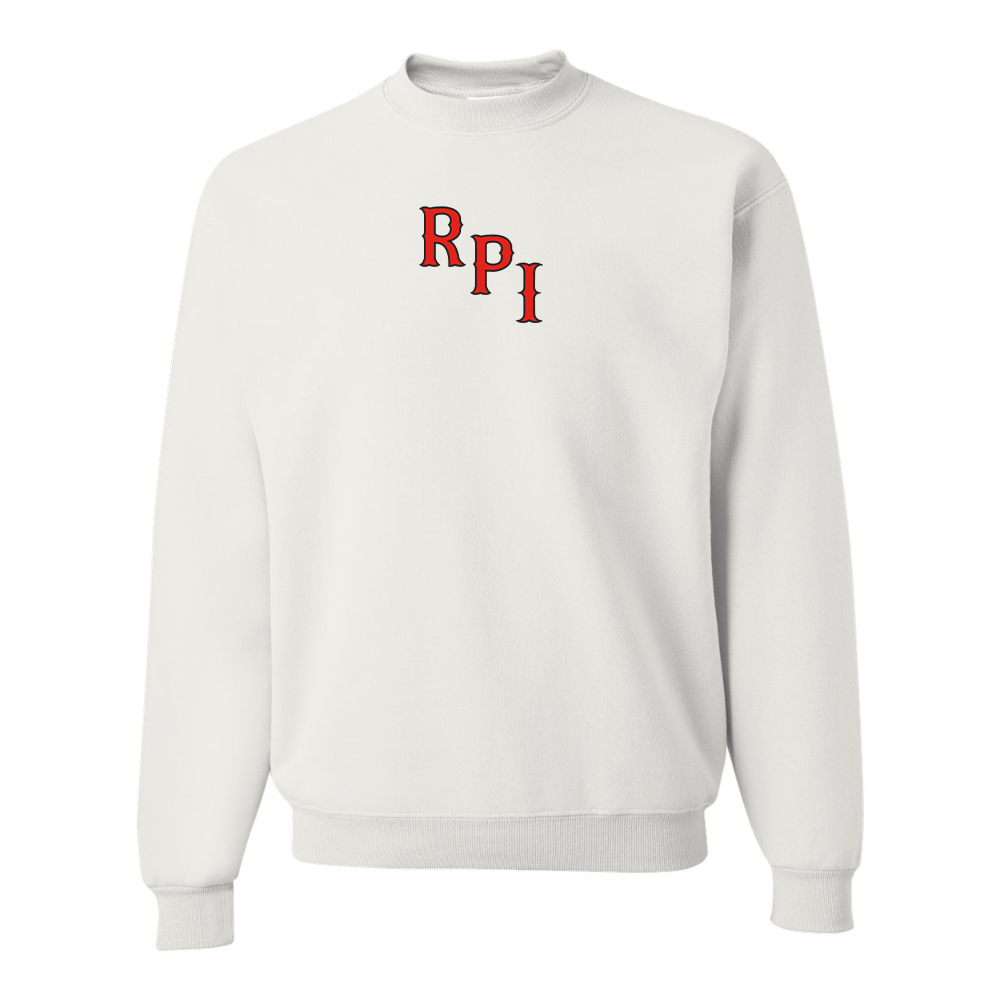 Men's RPI Engineers Logo JERZEES NuBlend Crewneck Sweatshirt