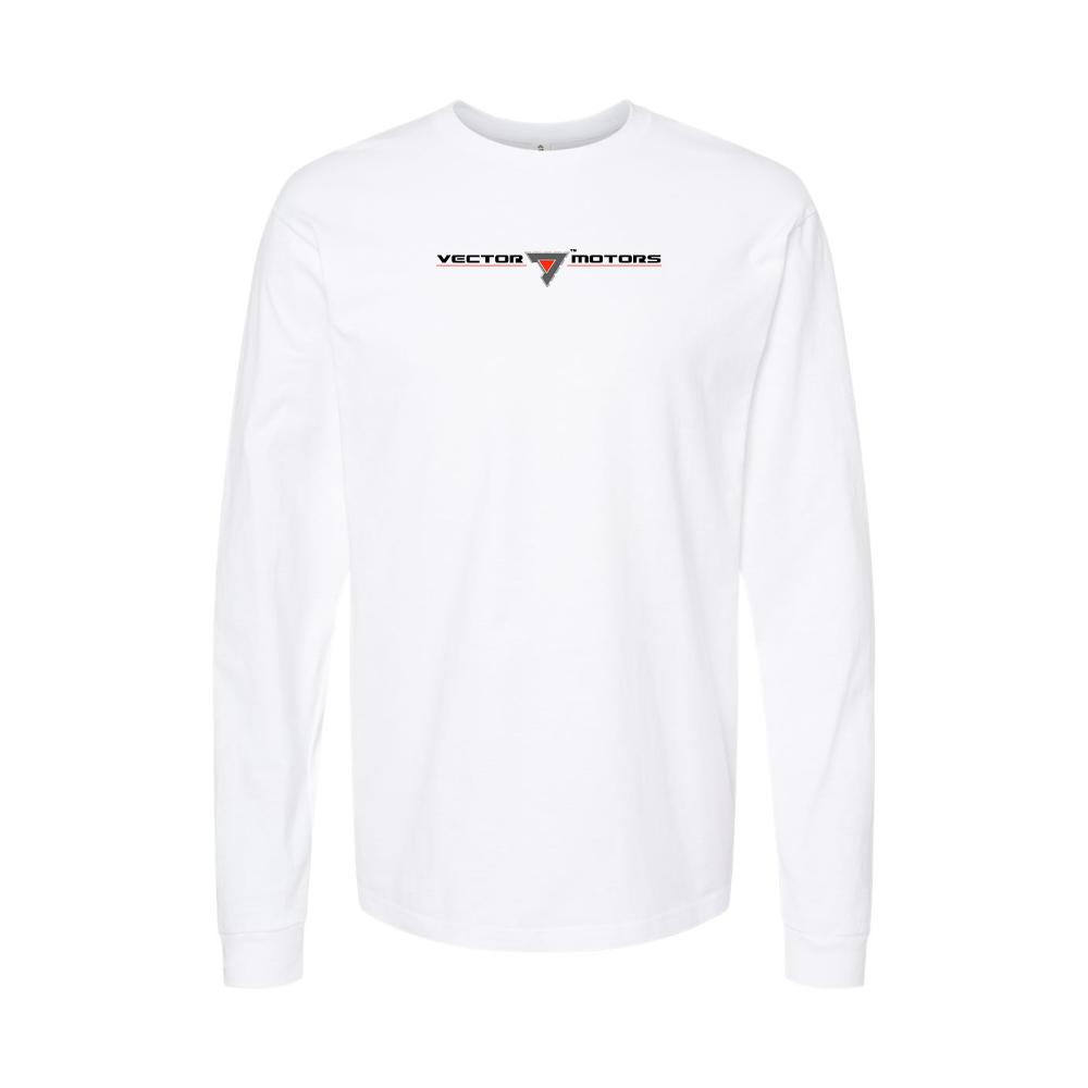 Youth Vector Motors Logo Cotton Long Sleeve T-Shirt