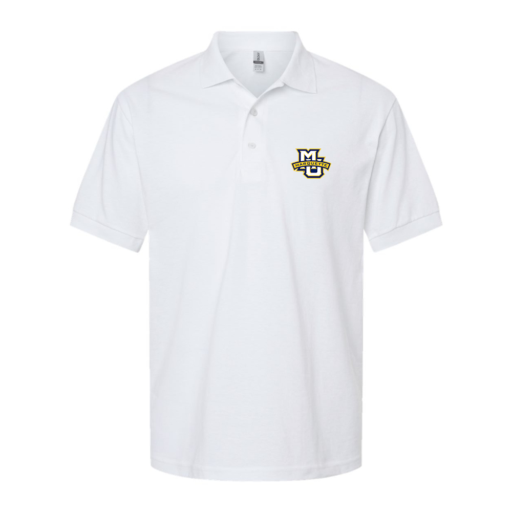 Men's Marquette Golden Eagles Logo Dry Blend Polo