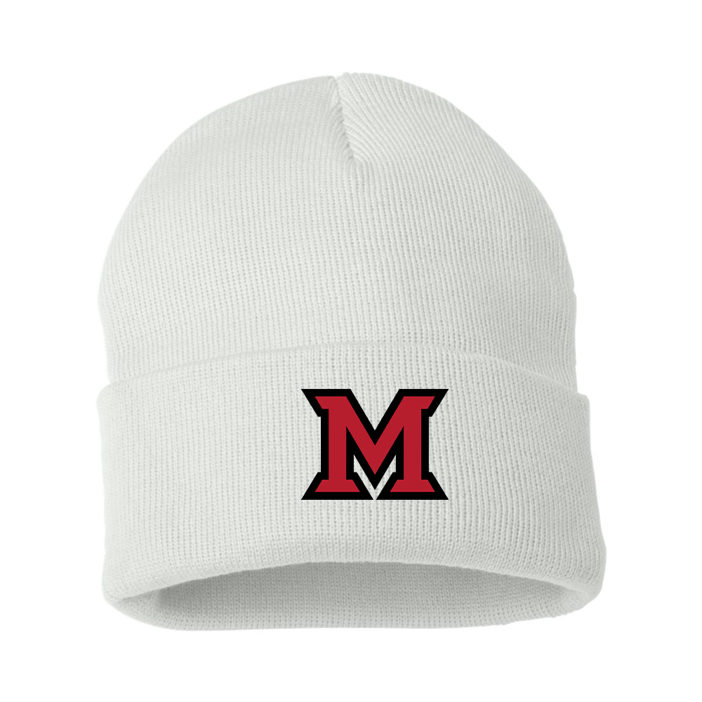 Miami Ohio RedHawks Logo Beanie Hat