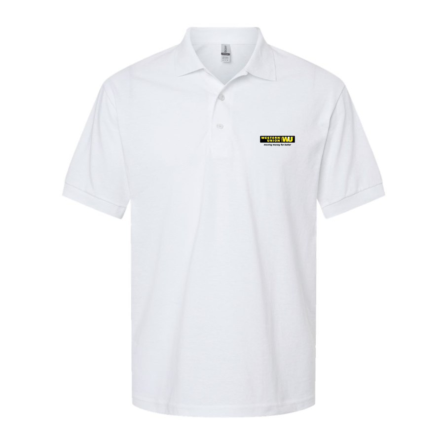 Men's Wastern Union Logo Dry Blend Polo