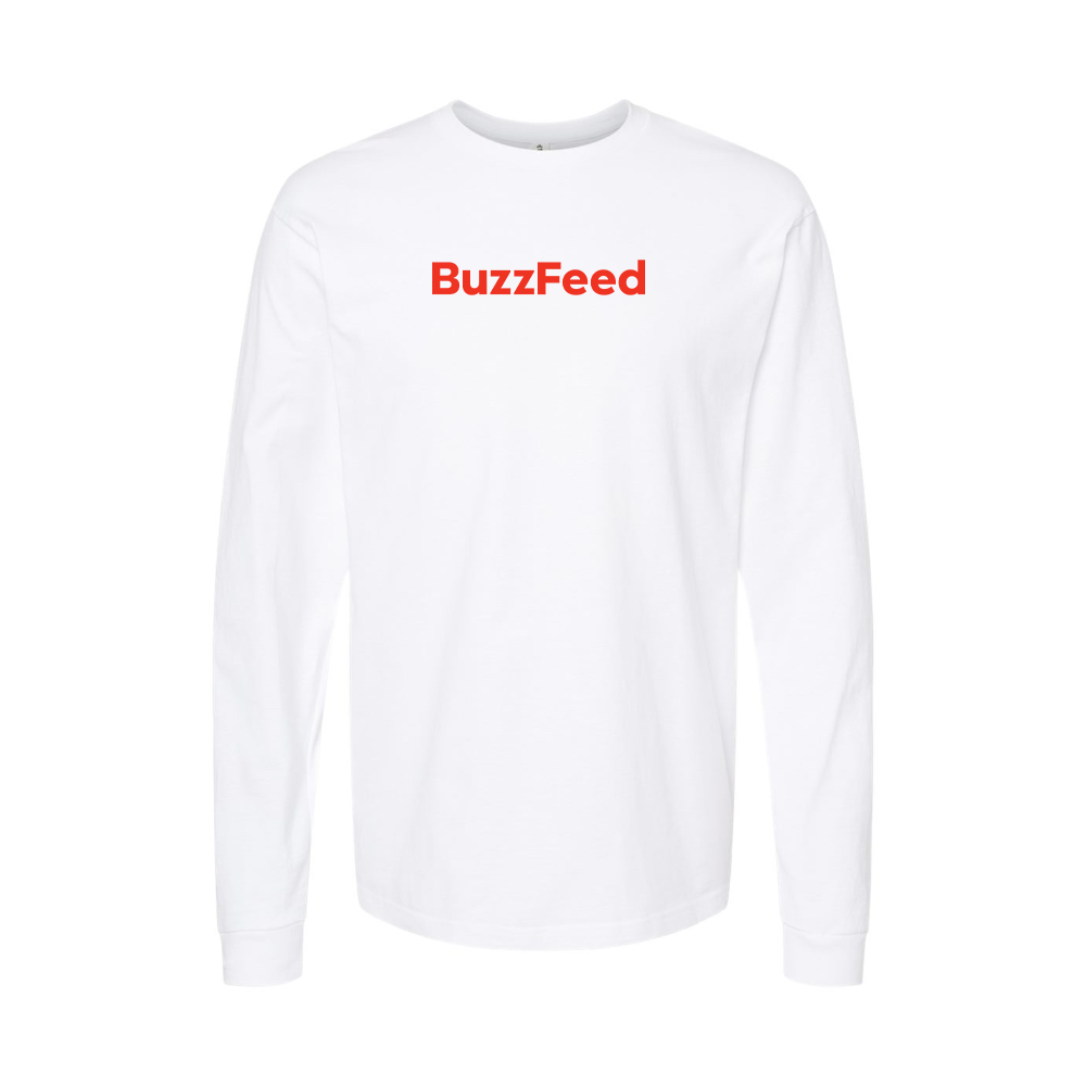 Youth BuzzFeed Logo Cotton Long Sleeve T-Shirt