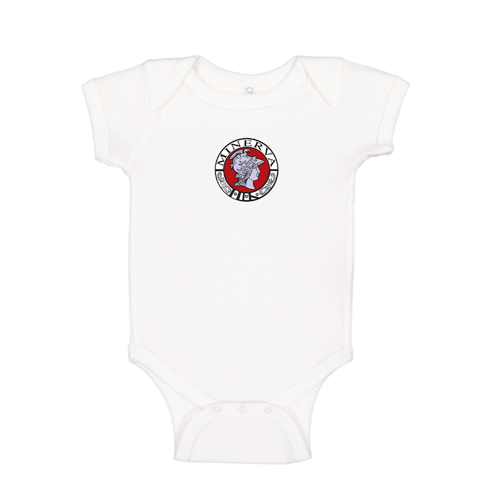 Minerva Automobile Logo Baby Romper Onesie
