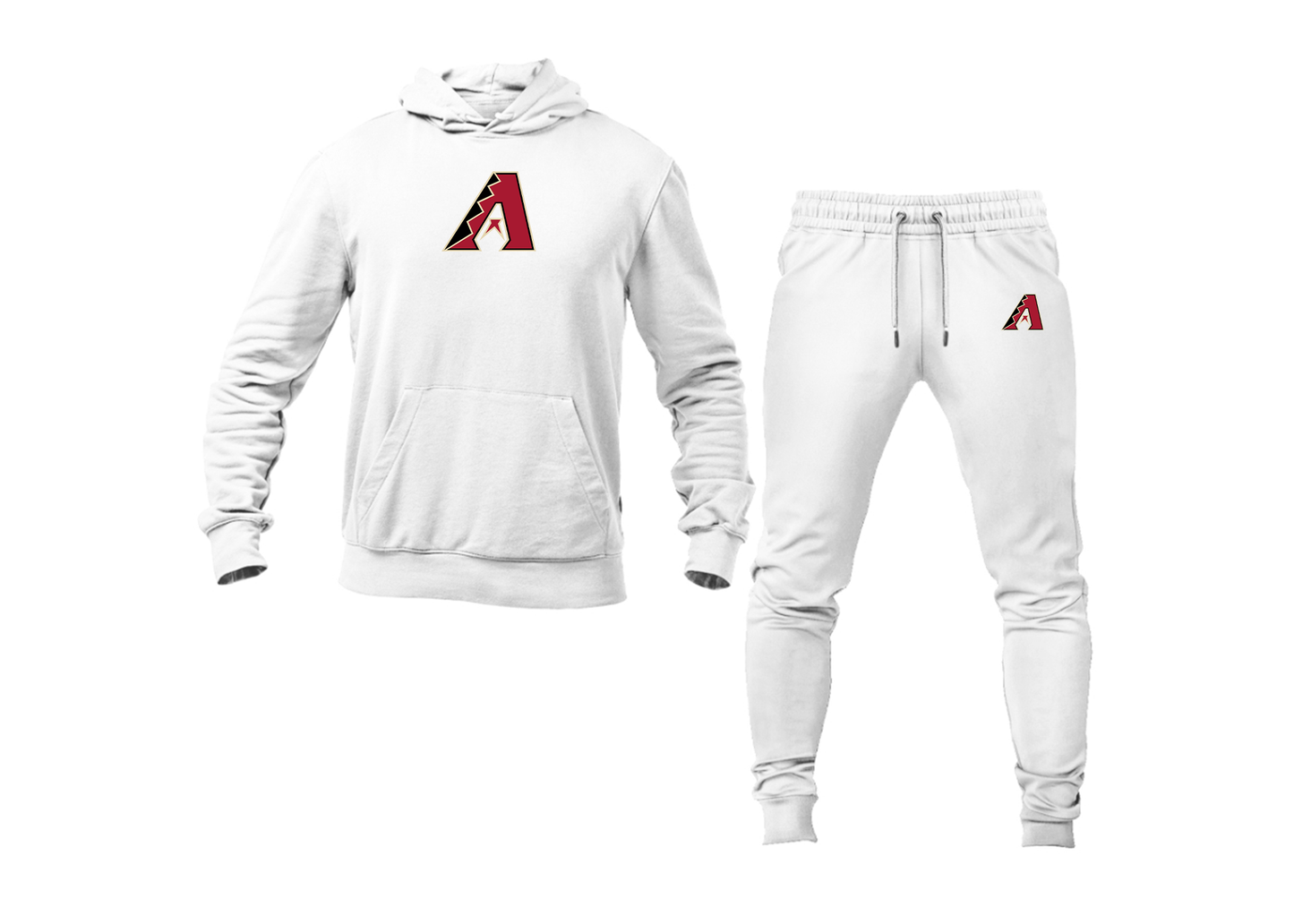 Men's Arizona Diamondbacks Logo Hoodie Joggers Set