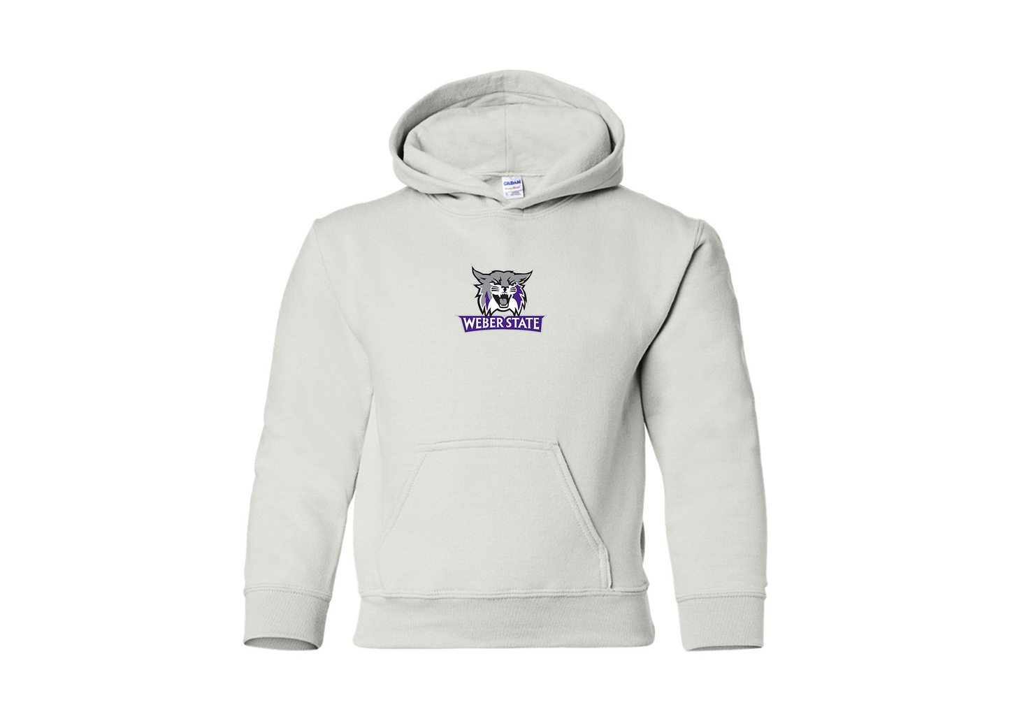 Youth Weber State Wildcats Gildan Heavy Blend  Hooded Sweatshirt