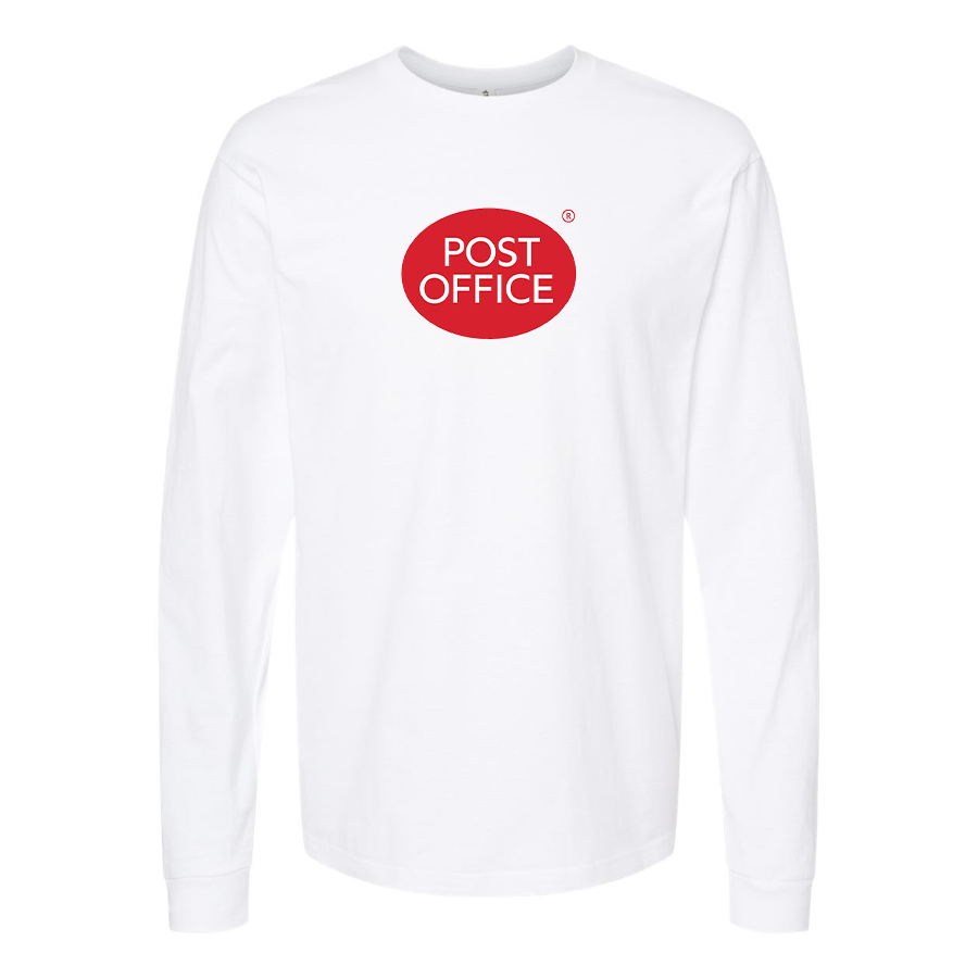 Youth Post Office Logo Cotton Long Sleeve T-Shirt