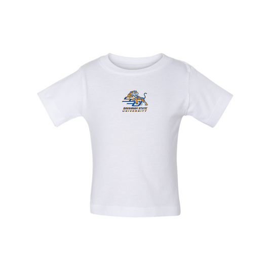 Savannah State Tigers Logo BELLA CANVAS Infant Jersey Tee