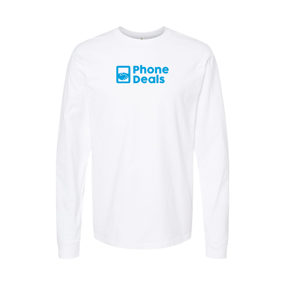 Men's MrPhoneDeals Logo Long Sleeve T-Shirt