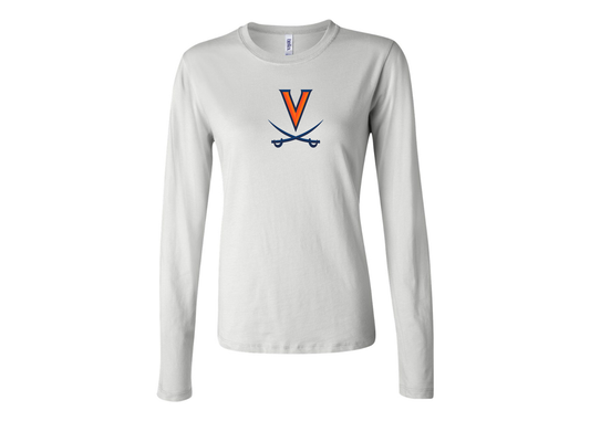 BELLA CANVAS Women’s Virginia Cavaliers Jersey Long Sleeve Tee