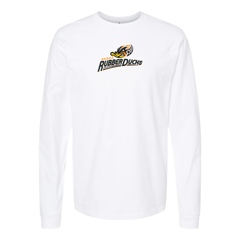 Youth Akron RubberDucks Logo Cotton Long Sleeve T-Shirt