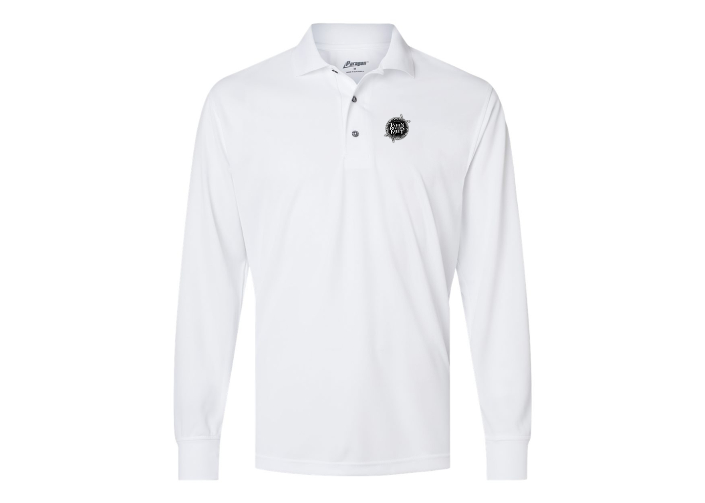 Men's When Rivers Meet Paragon Prescott Long Sleeve Polo