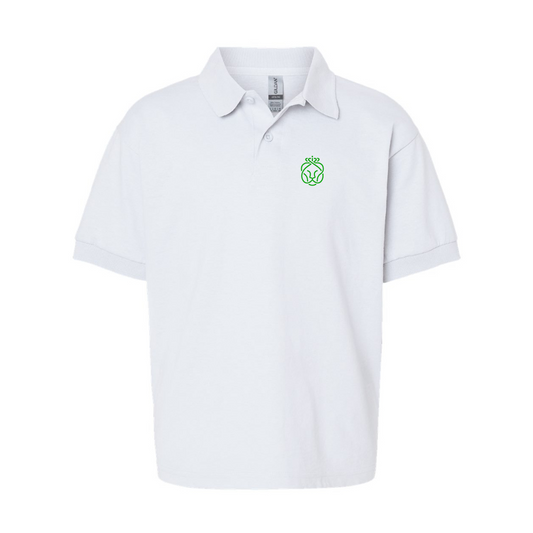 Youth Ahold Delhaize Symbol Gildan Dry Blend Jersey Polo