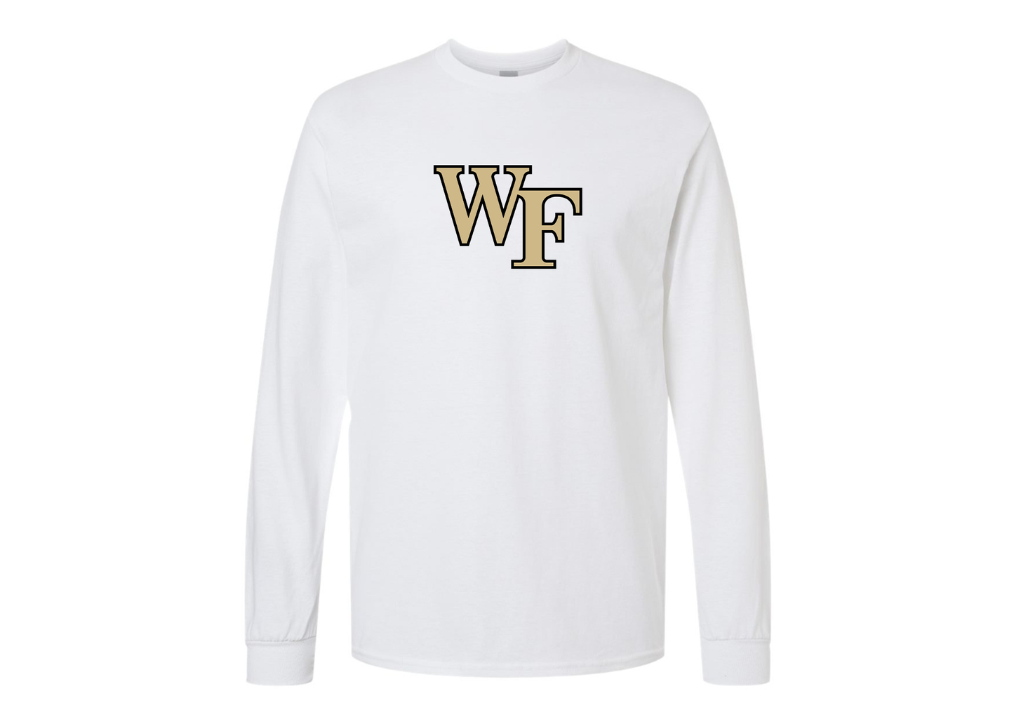 Men's Wake Forest Demon Deacons Gildan Heavy Cotton Long Sleeve T-Shirt
