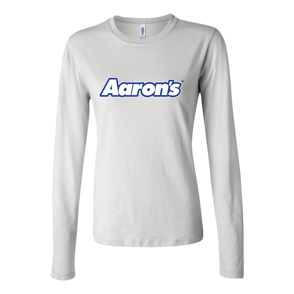BELLA CANVAS Women’s Aaron_s Logo Jersey Long Sleeve Tee