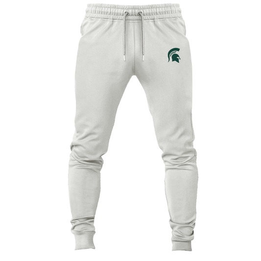 Men's Michigan State Spartans Logo Joggers Sweatpants
