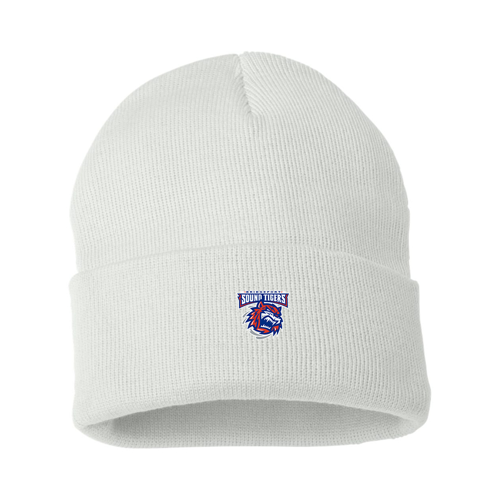 Bridgeport Sound Tigers Logo Beanie Hat