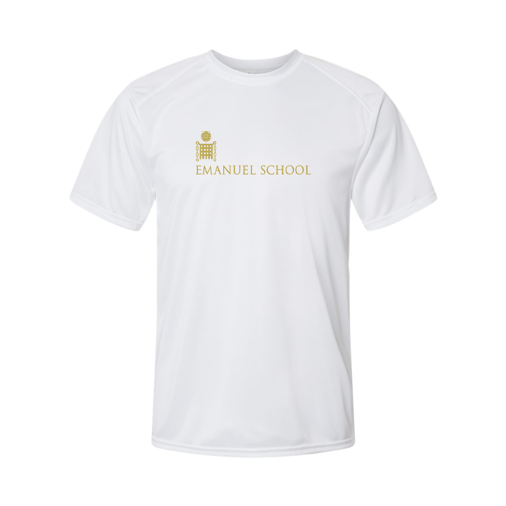 Men's Emanuel School Logo Polyester T-Shirt