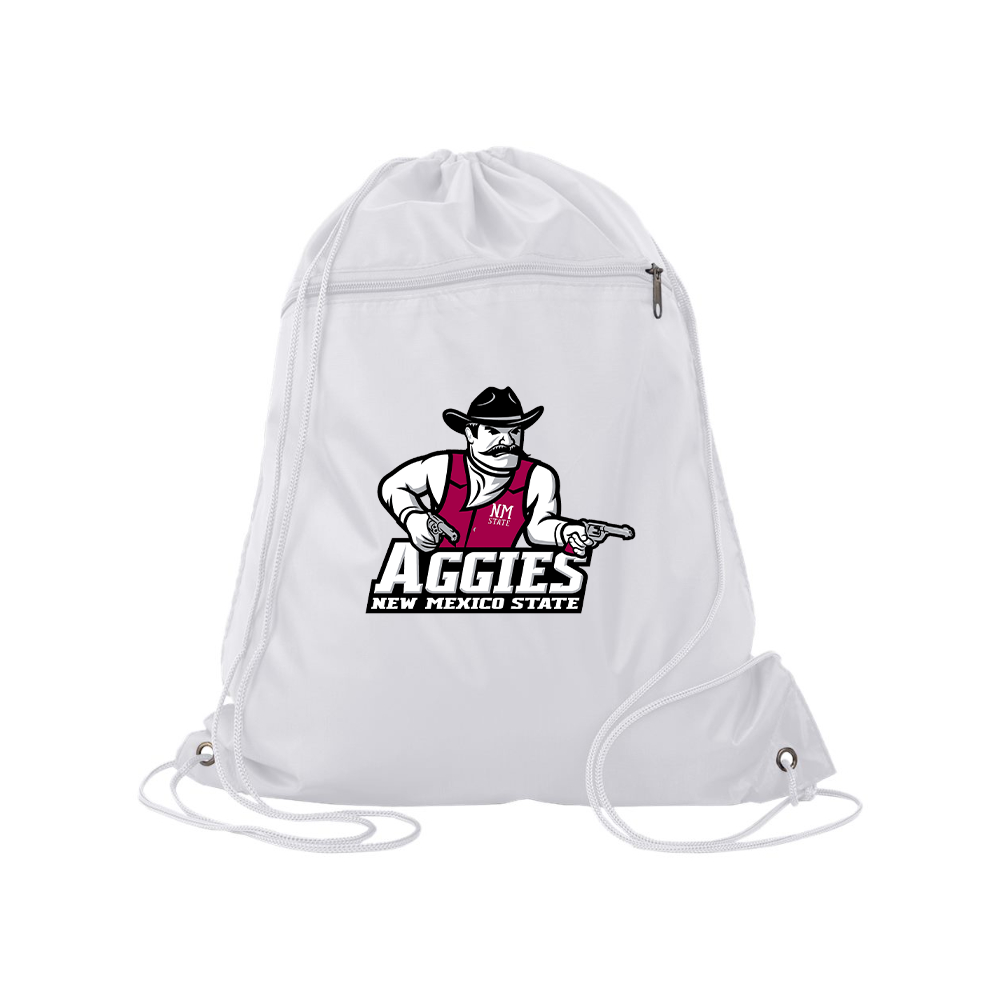 Aggies New Mexico State Logo Q-Tees - Polyester Cinchpack