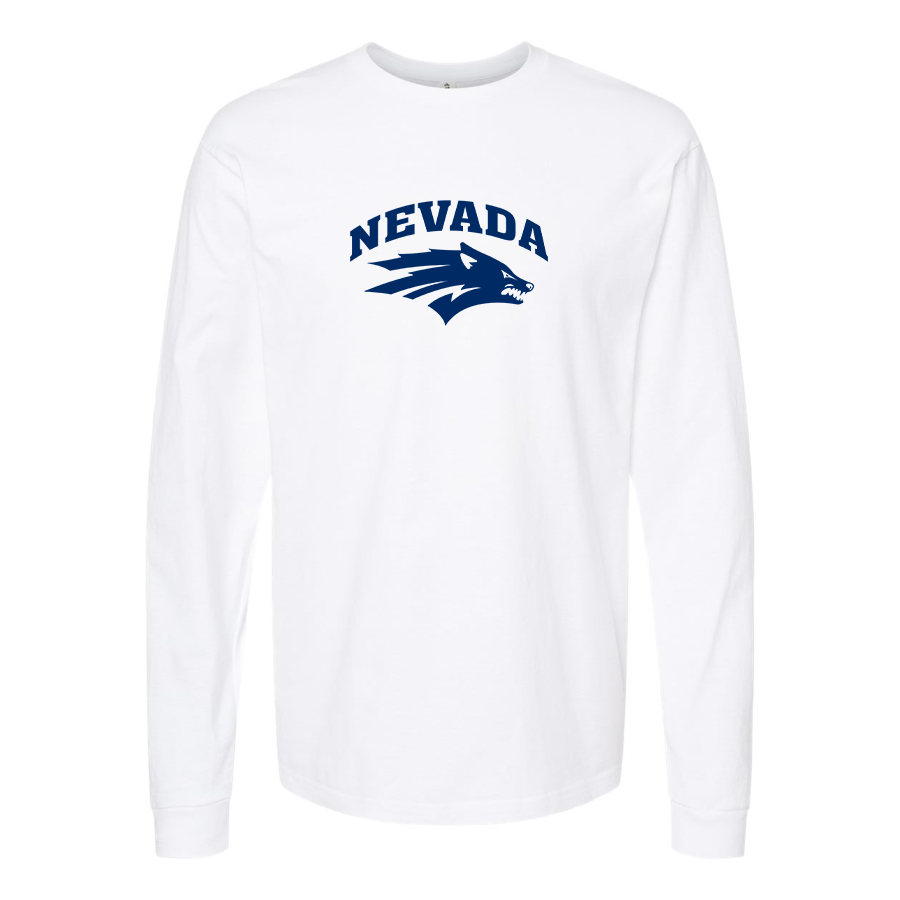 Men's Nevada Wolf Pack Logo Long Sleeve T-Shirt