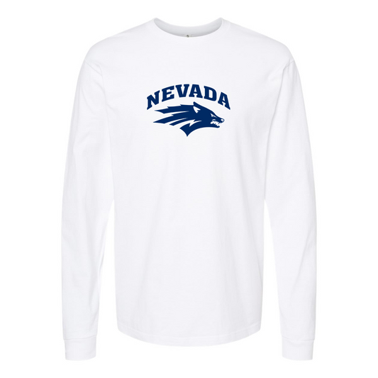 Men's Nevada Wolf Pack Logo Long Sleeve T-Shirt