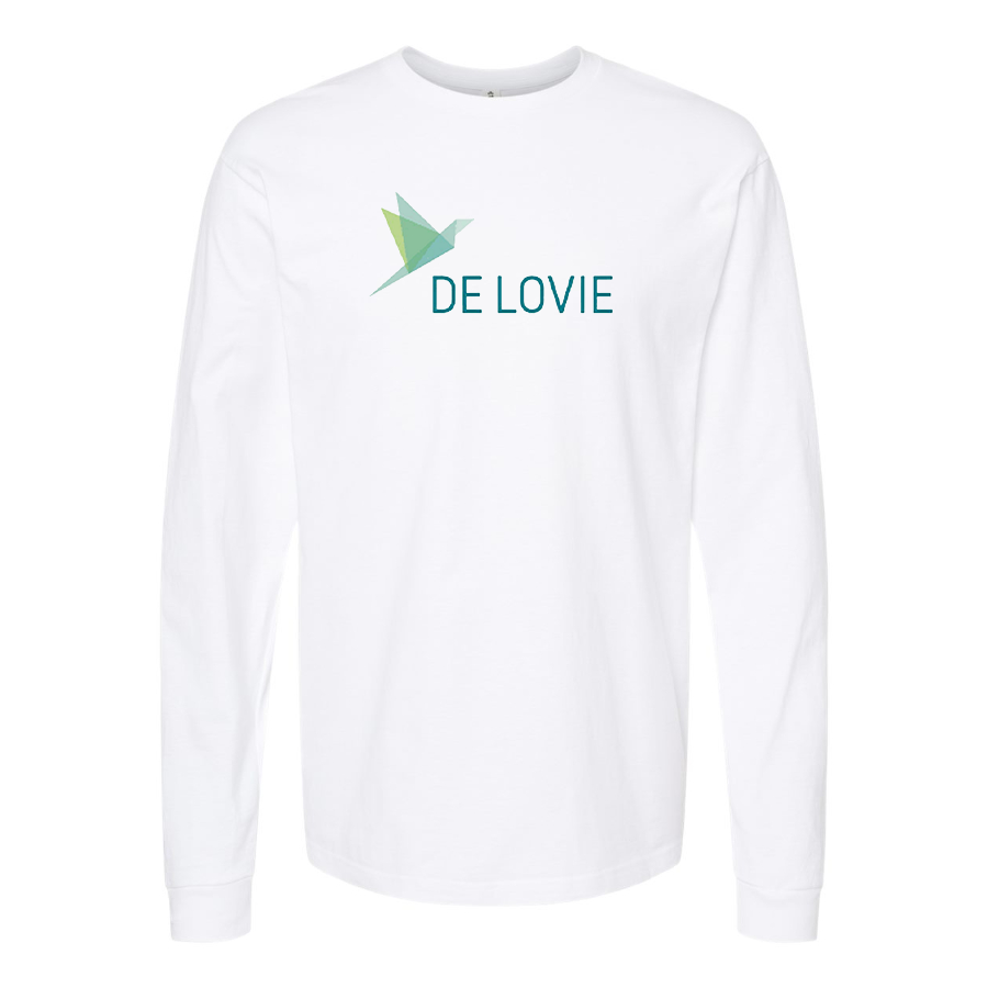 Men's De Lovie Logo Long Sleeve T-Shirt