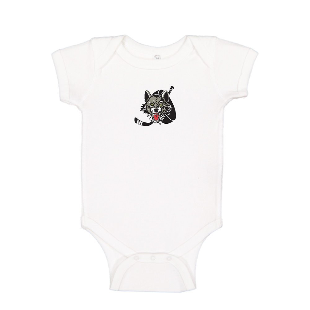 Chicago Wolves Logo Baby Romper Onesie