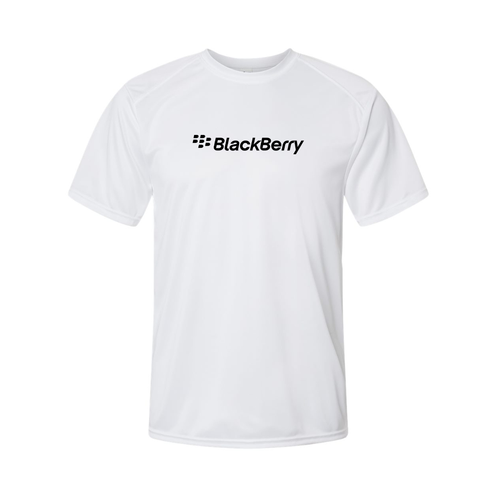 Men's Blackberry Logo Polyester T-Shirt
