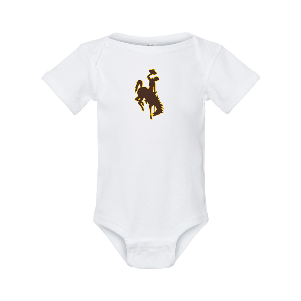 Wyoming Cowboys Rabbit Skins Infant Baby Rib Bodysuit