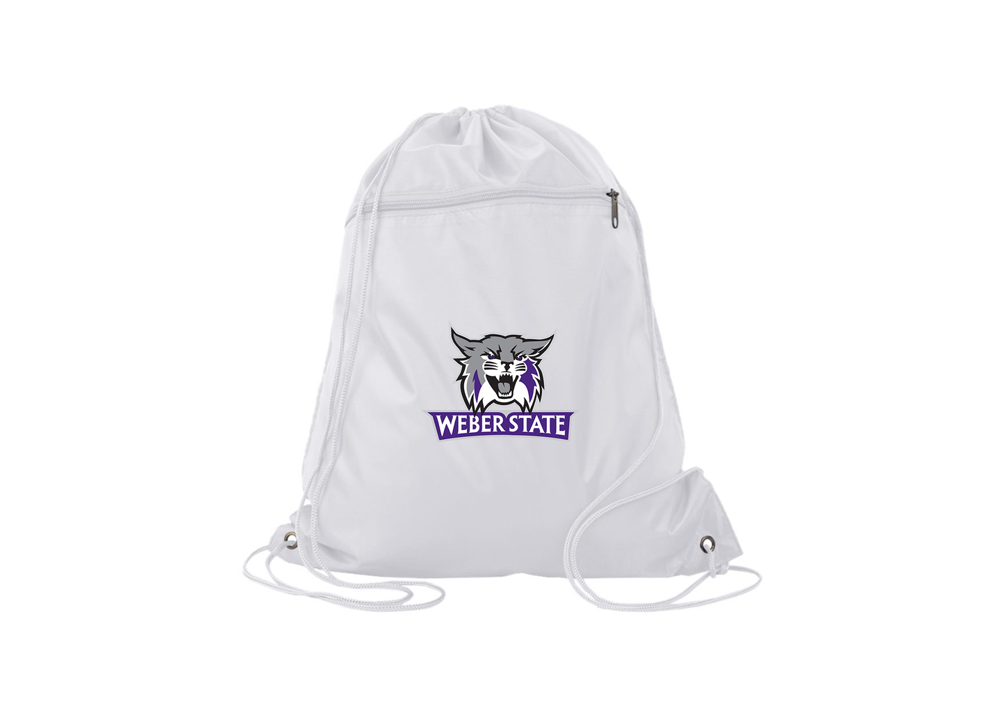Weber State Wildcats Q-Tees - Polyester Cinchpack